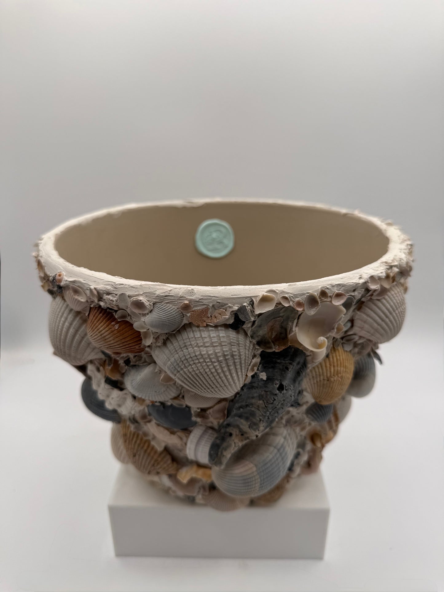 Shell Encrusted Planter