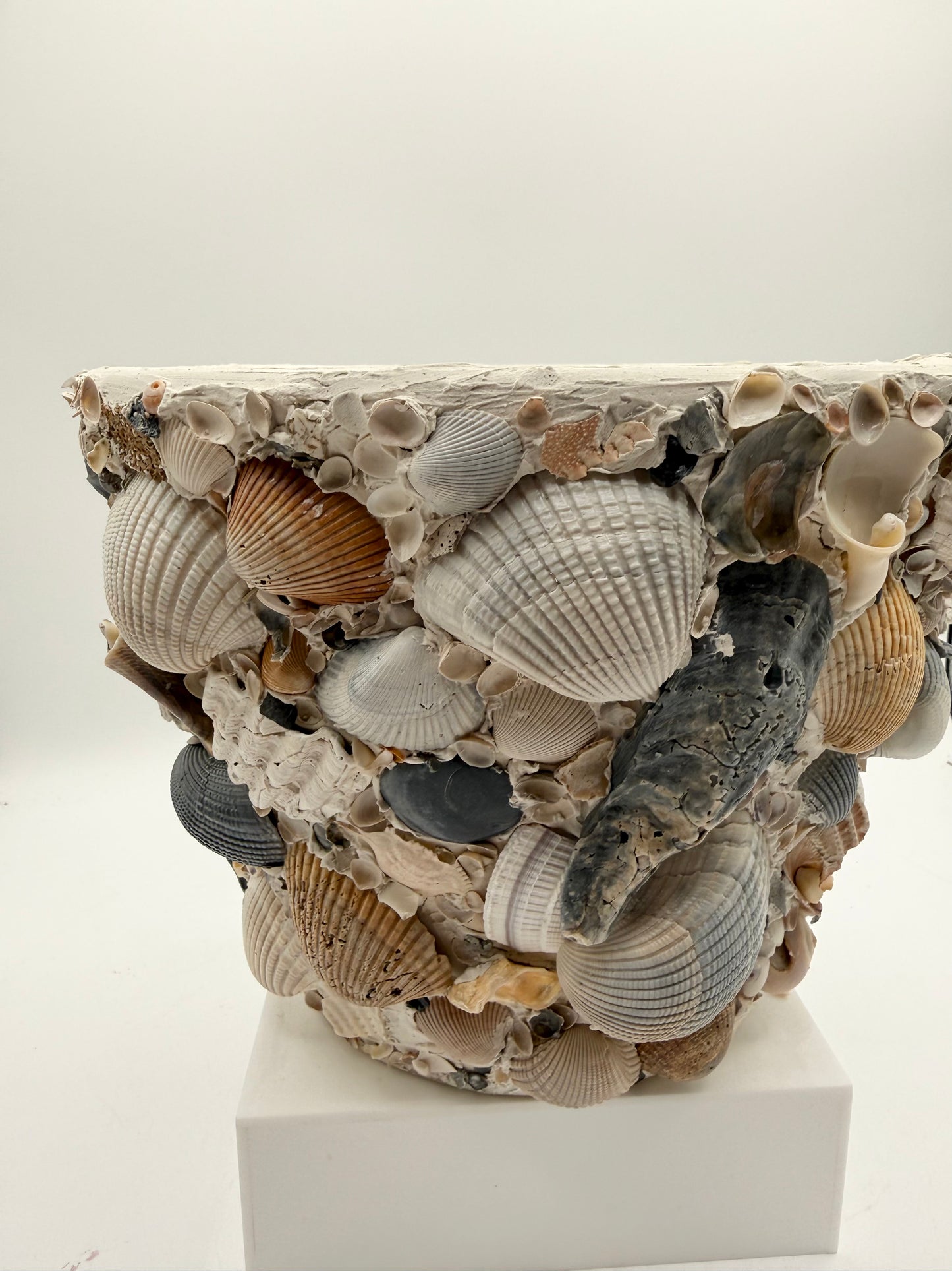 Shell Encrusted Planter