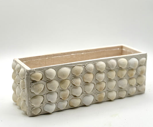 Shell Planter Box, 12"